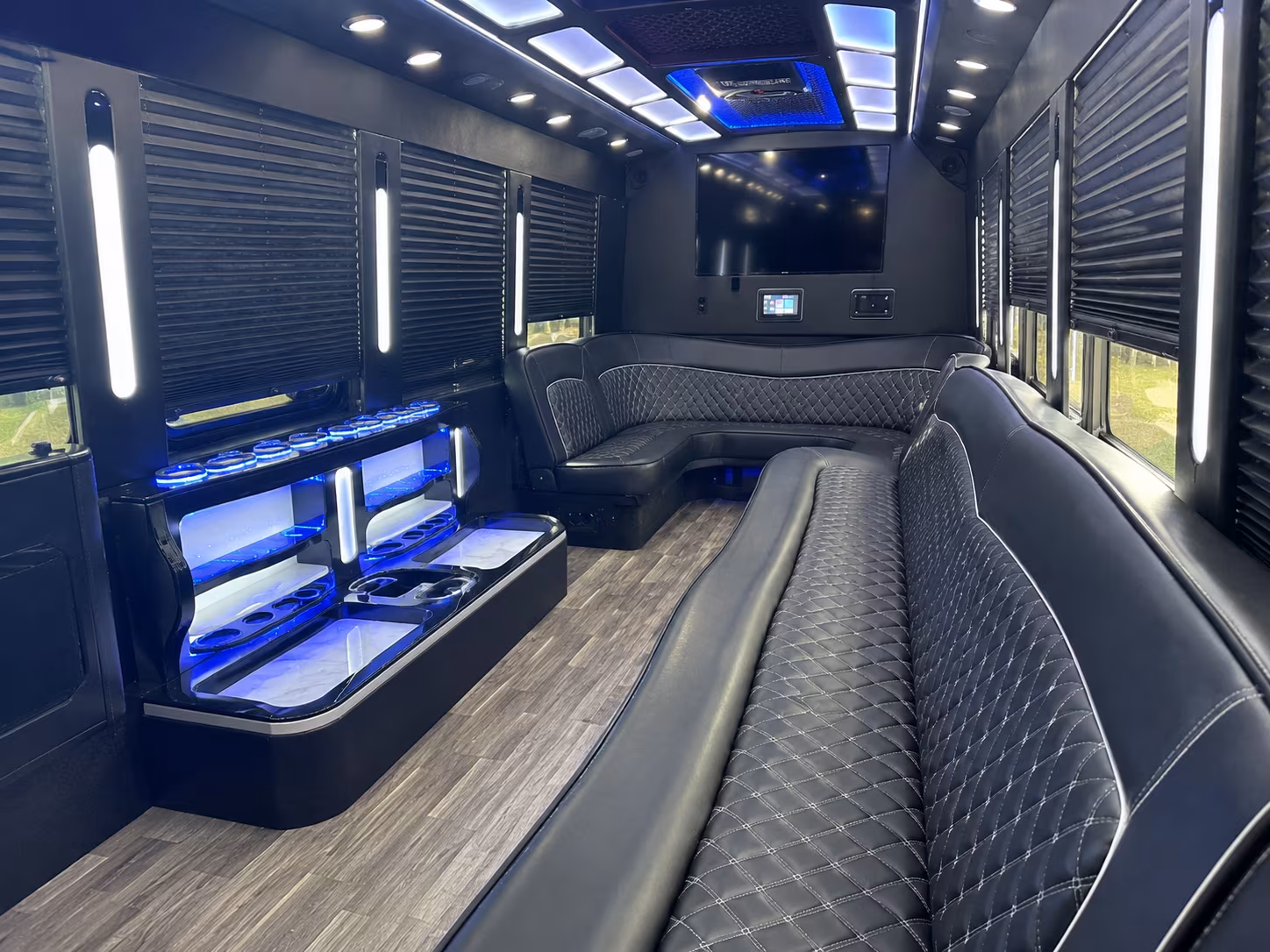 richmond wedding party bus rental
